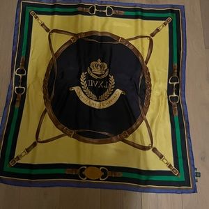 Ralph Lauren 100% Silk Scarf